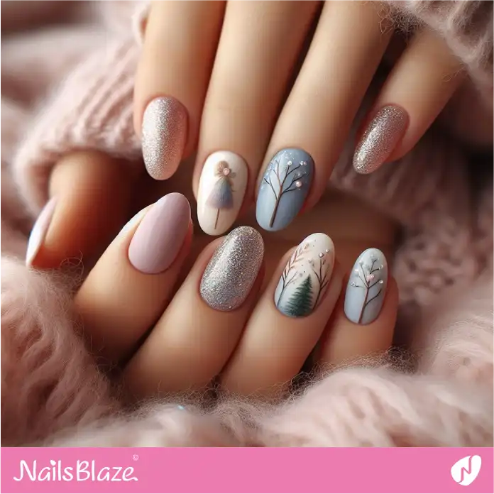 Forest Spirits and Fairies Nail Design | Love the Forest Nails - NB2856